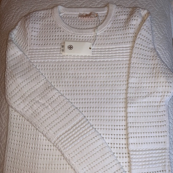 Tory Burch Sweaters - White Tory Burch knit sweater